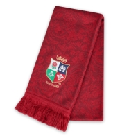 Esarfa Canterbury British and Irish Lions 2025 Supporters pentru adulti rosu dahlia
