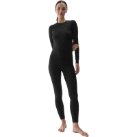 4F F176 women's thermoactive shirt deep black allover 4FWAW24USEAF176 20A