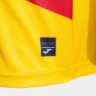 Tricou fotbal Echipa Nationala a Romaniei Replica cu maneca scurta galben Joma