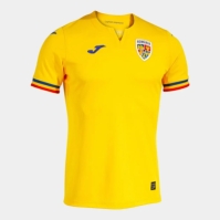 Tricou oficial de joc galben al Echipei Nationale de Fotbal a Romaniei Joma