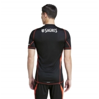 adidas Benfica Short Sleeve Goalkeeper Shirt 2024 2025 Adults
