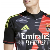 adidas Benfica Short Sleeve Goalkeeper Shirt 2024 2025 Adults