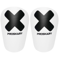 Proskary Venom Shin Pads white 12x8 cm