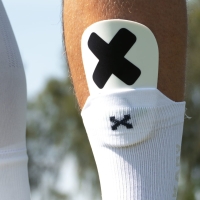 Proskary Venom Shin Pads white 12x8 cm