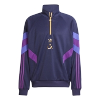 adidas Galaxy Originals Half-Zip Crew Sweatshirt Mens
