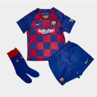 Nike Barcelona 2019/20 Home Little Kids Soccer Kit