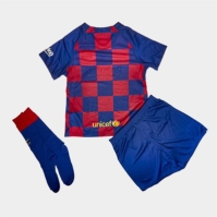 Nike Barcelona 2019/20 Home Little Kids Soccer Kit