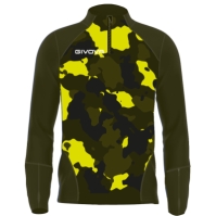 MAGLIA TECNICA HALF ZIP ARMY