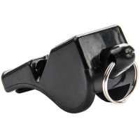 Meteor Wolf ballless whistle, plastic, black 38500