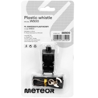 Meteor Wolf ballless whistle, plastic, black 38500