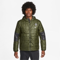 Nike Paris Saint-Germain Fleece-Lined Hooded Jacket Adults