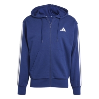 adidas Essentials French Terry 3-Stripes Zip Hoodie Mens