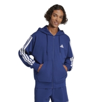 adidas Essentials French Terry 3-Stripes Zip Hoodie Mens