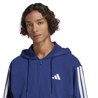adidas Essentials French Terry 3-Stripes Zip Hoodie Mens