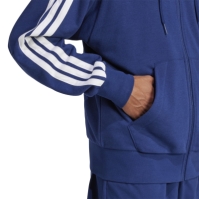 adidas Essentials French Terry 3-Stripes Zip Hoodie Mens