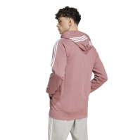 adidas Essentials French Terry 3-Stripes Zip Hoodie Mens