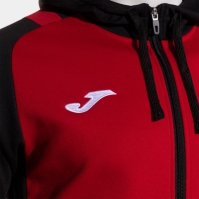 Lider Zip-up Hoodie Red Black