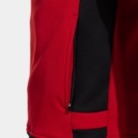 Lider Zip-up Hoodie Red Black