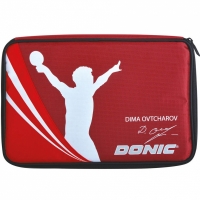 Racquet cover Donic Ovtcharov Plus red 818539
