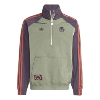 adidas Bayern Munich Originals Icon Half Zip Jacket Mens