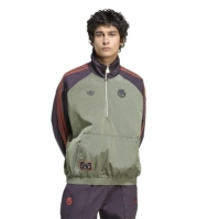 adidas Bayern Munich Originals Icon Half Zip Jacket Mens