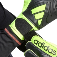 adidas Copa Club goalkeeper gloves black and green JN5340