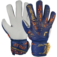 Reusch Attrak goalkeeper gloves Solid navy blue 5470515 4410