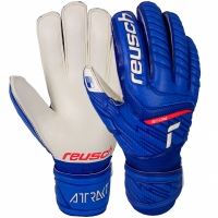 Reusch Attrakt Grip goalkeeper gloves blue-white 5170815 4011
