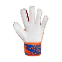 Reusch Attrakt Solid Finger Support Junior goalkeeper gloves blue-orange 5472510 2290