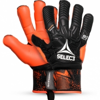 Goalkeeper gloves Select 93 Elite Hyla Cut black and orange
