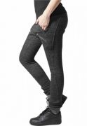 Pantaloni sport Zipped Melange pentru Femei Urban Classics
