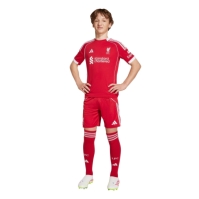 adidas Liverpool Home Shorts 2025 2026 Juniors