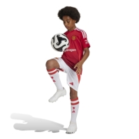adidas Manchester United Home Shorts 2024 2025 Juniors