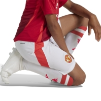 adidas Manchester United Home Shorts 2024 2025 Juniors