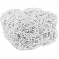 Football net Netex 7.5 x 2.5 m, depth 2 m PE 4 white PN0032