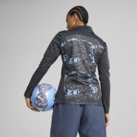 Puma Manchester City Pre-Match Quarter-Zip Top 2024 2025 Womens