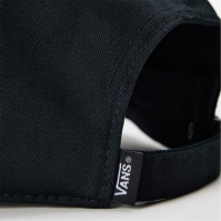Vans Cypress Strapback Black Flat Peak Cap Unisex Kids