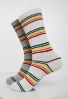Sosete Rainbow Stripes 2-Pack Urban Classics