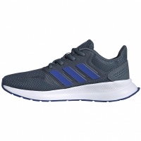 Pantofi sport for adidas Runfalcon K gray-blue FV9442 pentru Copil