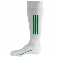 Football socks Iskierka Junior 38-41 white-green