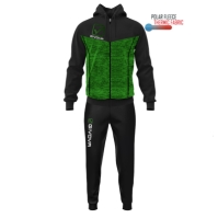 TUTA VISA MELANGE CON CAPPUCCIO POLARFLEECE
