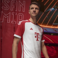 adidas Bayern Munich Authentic Home Shirt 2023 2024 Adults