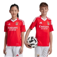 adidas Benfica Home Shirt 2024 2025 Juniors