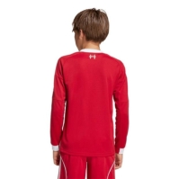 adidas Liverpool Long Sleeve Home Shirt 2025 2026 Juniors