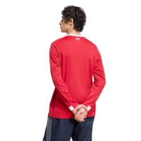 adidas Liverpool Long Sleeve Home Shirt 2025 2026 Adults