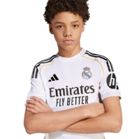 adidas Real Madrid Home Shirt 2025 2026 Juniors