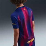 Nike Barcelona Home Shirt 2025 2026 Juniors