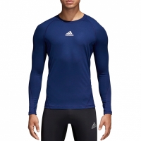 Men's t-shirt adidas Alphaskin Sport LS Tee dark blue CW9489