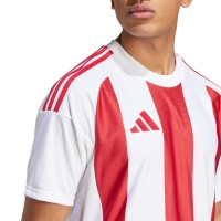 adidas Striped 24 Jersey Men's T-shirt White-Red IW2142