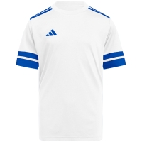 adidas Squadra 25 children's T-shirt white and blue JJ0060